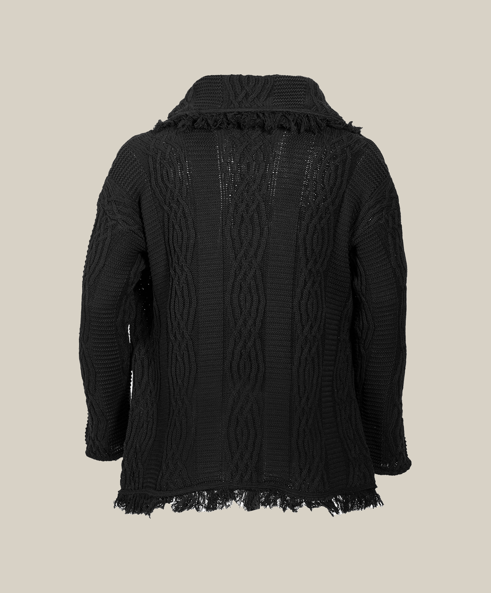 Equinox Black V-Neck Heritage Cardigan