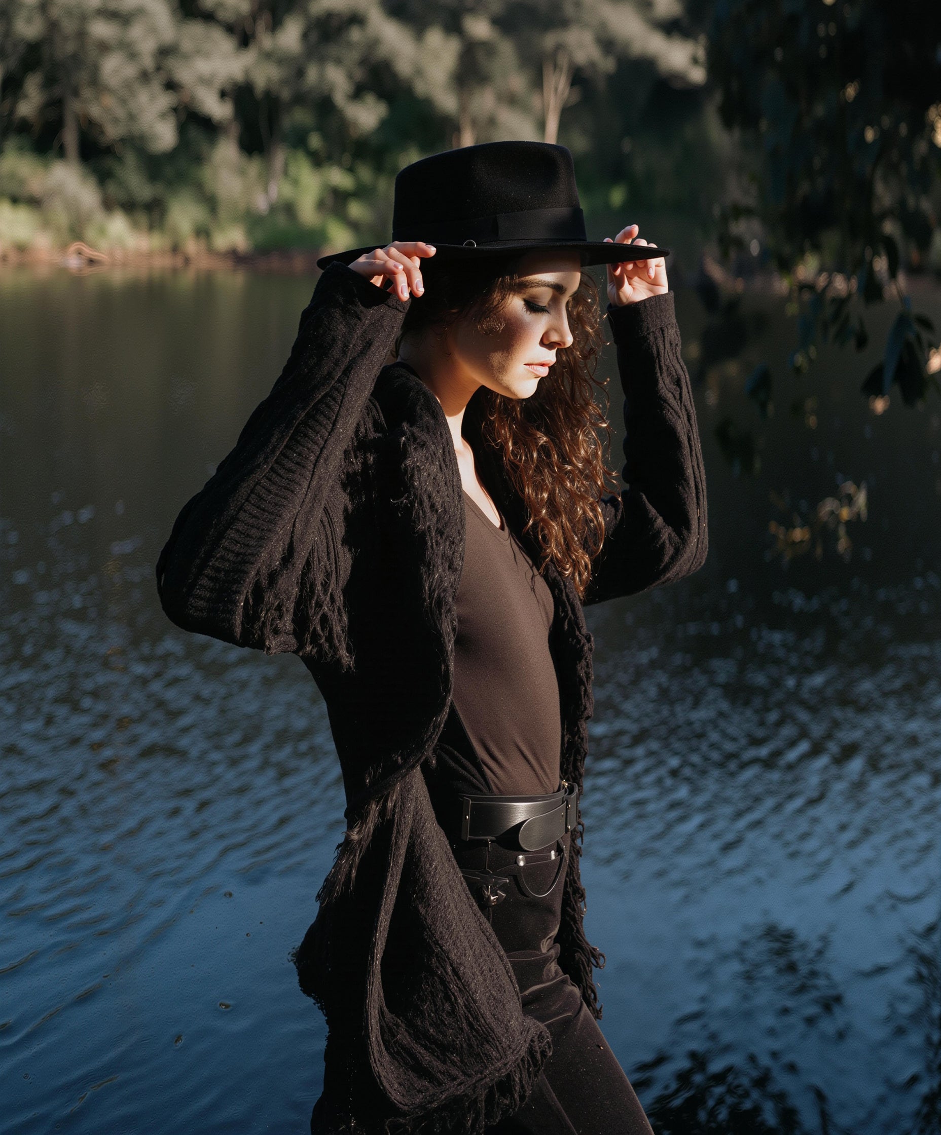 Equinox Black V-Neck Heritage Cardigan