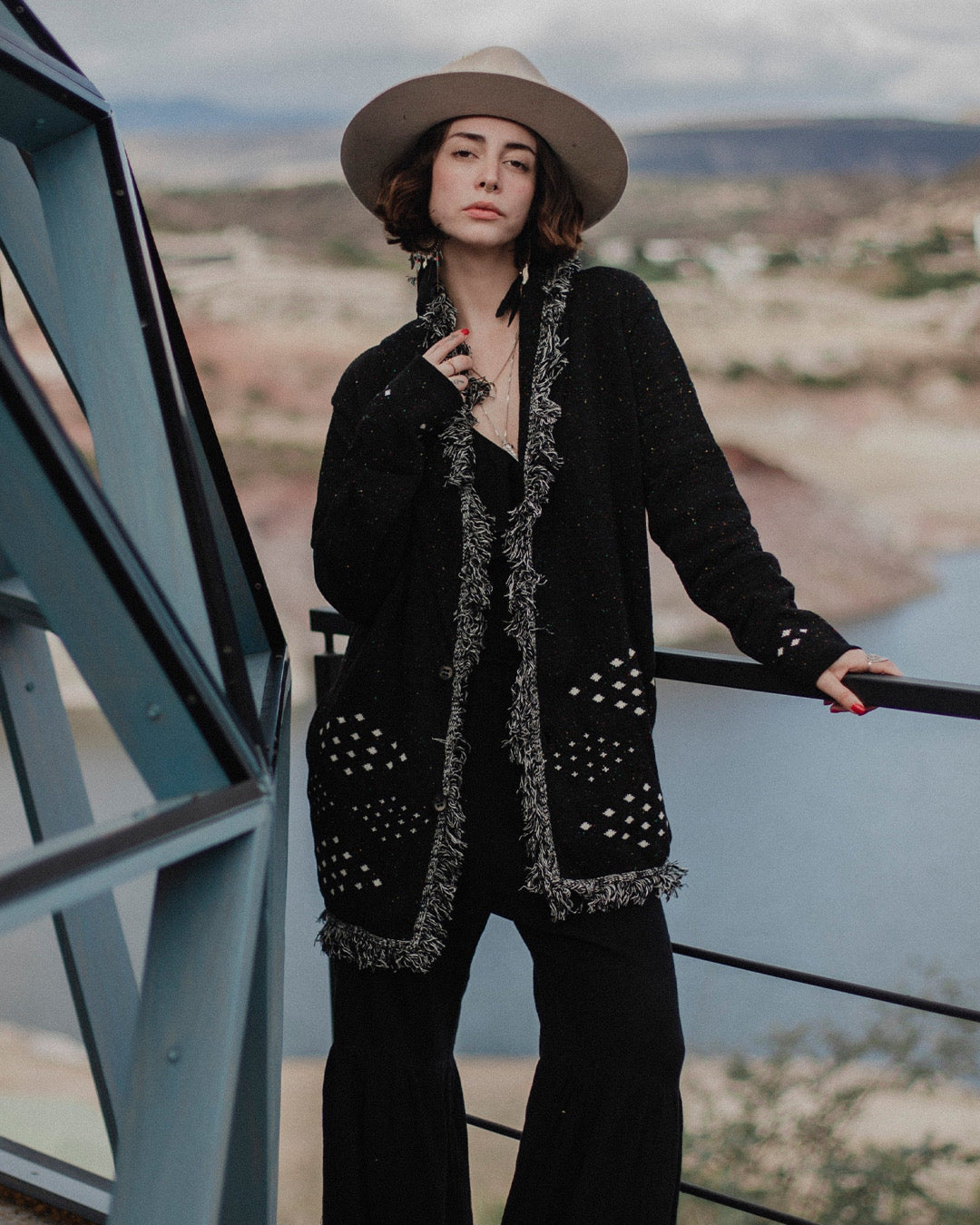 Cosmos V-Neck Heritage Cardigan - Espiritu