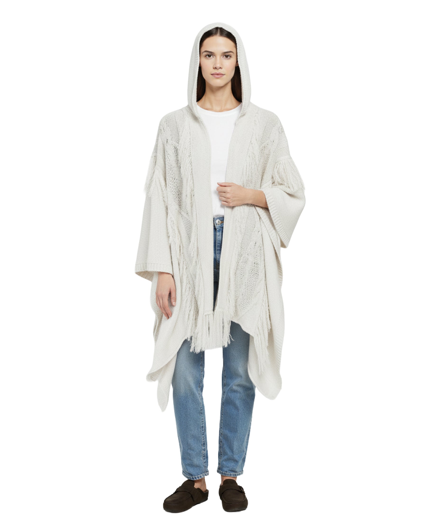 Full Moon Hoodie Poncho