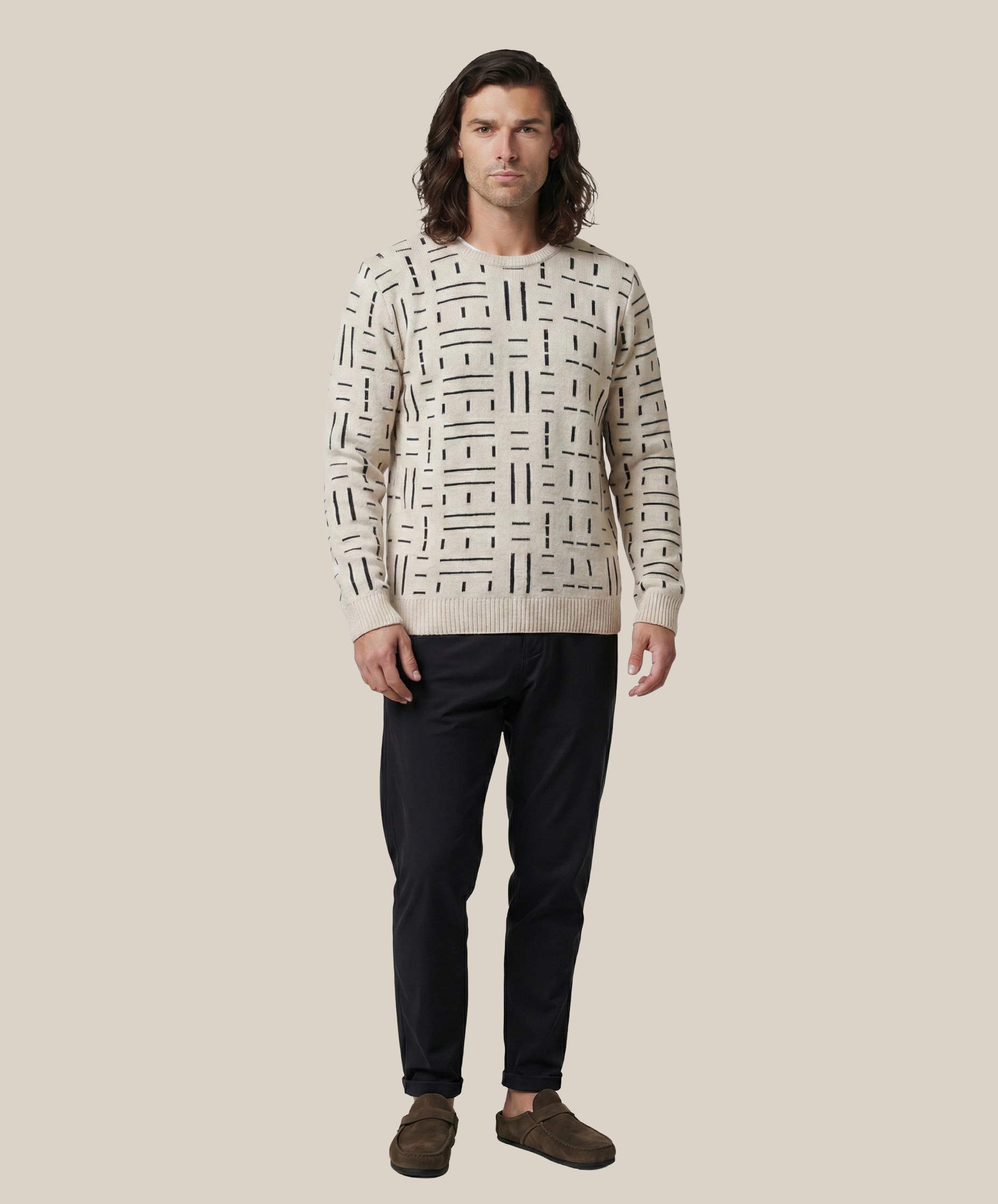 Tenoch Ash & Black Lounge Sweater - Espiritu